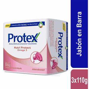 Jabon Protex Omega 3  3 X 110 G (precio Especial) - Protex