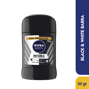 Desodorante Nivea Deo Men Invisible Black & White Barra X 50 G - Nivea