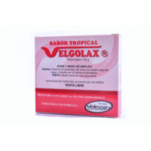 Velgolax Purgante Sabor Tropical Polvo Sobre X 30 G - Velgolax