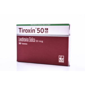 Tiroxin 50 Mcg X 50 Tabletas - Tiroxin