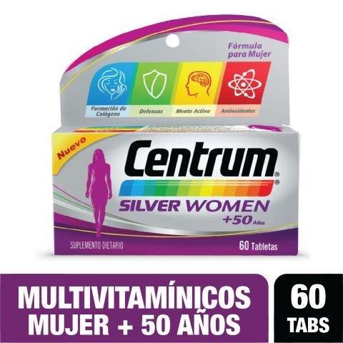 Centrum Silver Women   50 Años Frasco X 60 Tabletas - Centrum