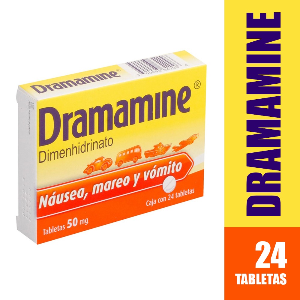 Dramamine 50 Mg Caja X 24 Tabletas - Dramamine