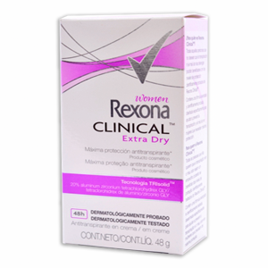 Desodorante Rexona Women Clinical Extra Dry Crema X 48 G - Rexona