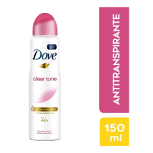 Desodorante Dove Clear Tone Aerosol X 89 G (150 Ml) - Dove