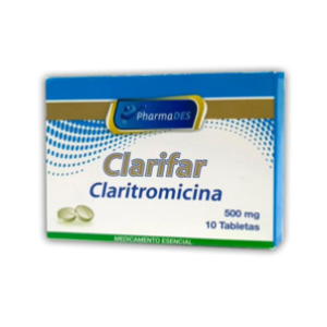 Clarifar 500 Mg Caja X 10 Tabletas - Clarifar