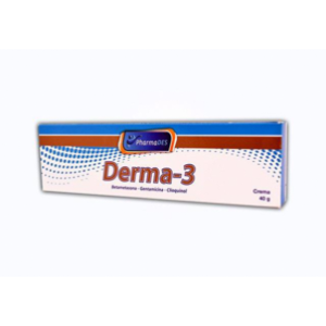 Crema Derma-3 50 / 100 Mg / 3 G Tubo X 40 G - Derma-3