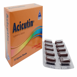 Acicutin Caja X 30 Capsulas Blandas S/dietario - Acicutin