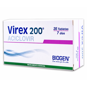 Virex 200 Mg X 35 Tabletas. - Virex