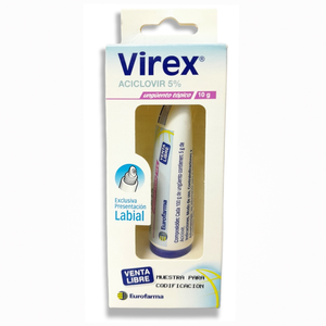 Virex Unguento Labial 5% Caja C/tubo X 10 Gr - Sin Asignar