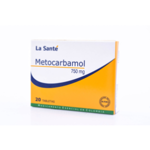 Metocarbamol La Santé 750 Mg X 20 Tabletas - La Santé