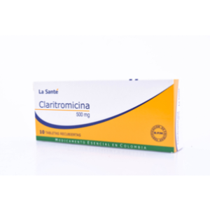 Claritromicina La Santé 500 Mg Caja X 10 Tabletas - La Santé 