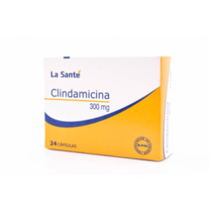 Clindamicina La Sante 300 Mgs Caja X 24 Capsulas - La Sante