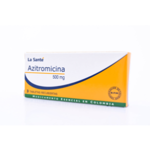 Azitromicina 500mg Caja X 3 Tabletas - La Sante