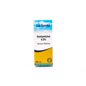 Gentamicina 0.3% La Sante Gotas Oftalmica Frasco X 10 Ml - La Sante 