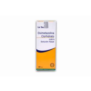  Oximetazolina La Santé 0.025% Solución Nasal X 15 Ml - La Santé