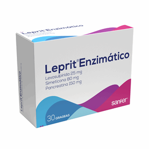 Leprit Enzimatico 25/80/150 Mg Caja X 30 Grageas - Leprit