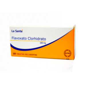 Flavoxato Clorh L-s 200 Mg Caja X 10 Tabletas Recubiertas. - Flavoxato  Gf