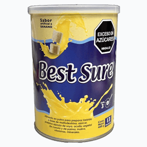 Best Sure Forte Sabor Banano Lata X 400 G - Best