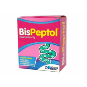 Bispeptol Para Reconstituir Caja Polvo X 9 Sobres 3 G - Bispeptol