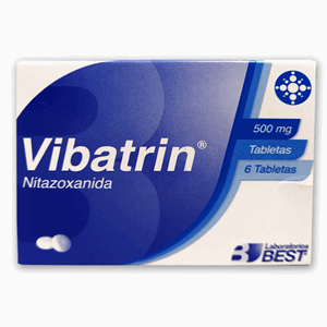 Vibatrin 500 Mg  Caja X 6 Tabletas  - Vibatrin