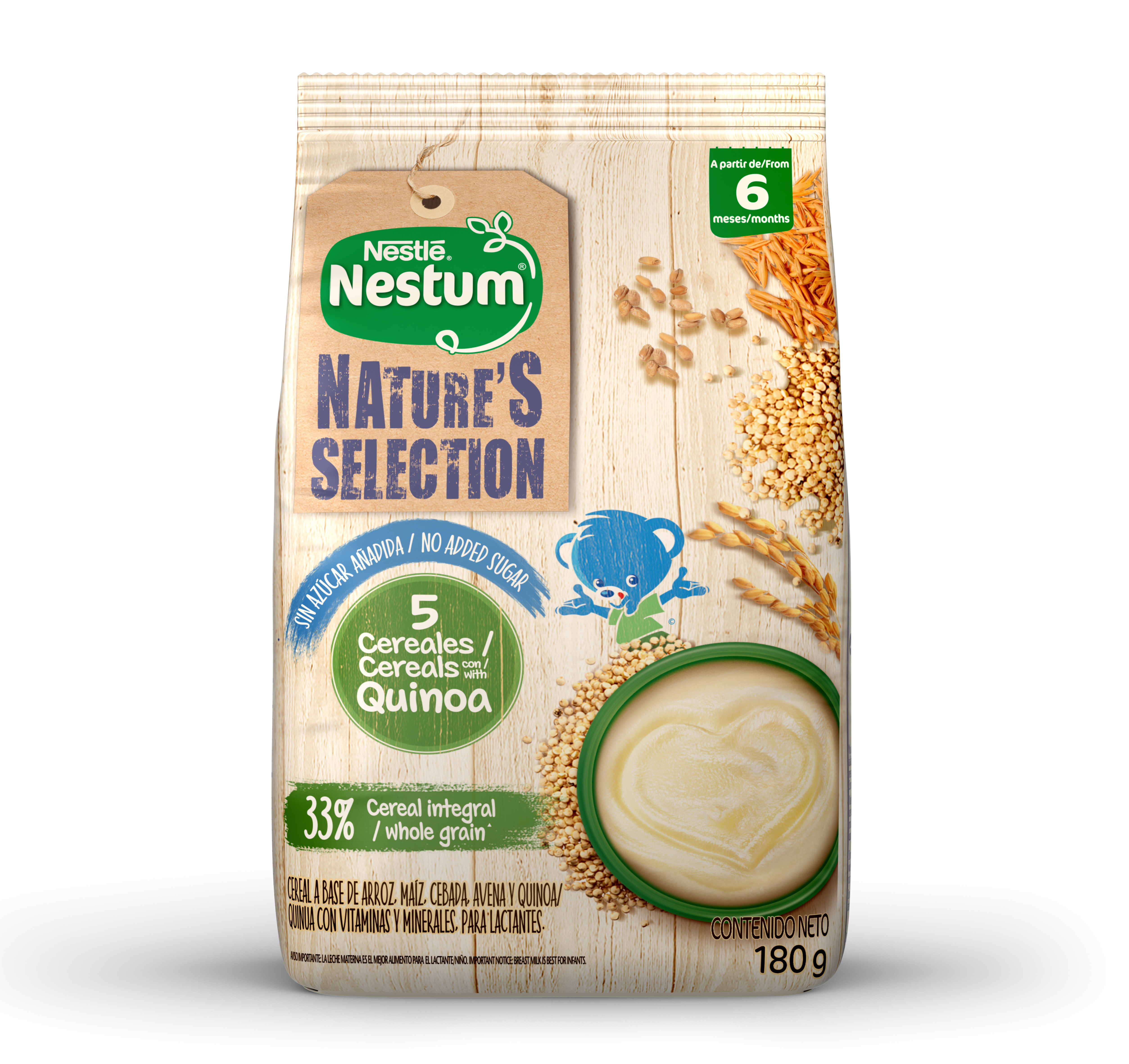 Nestum®: El cereal infantil sin azúcar añadida