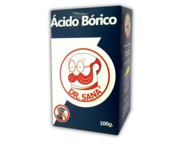 Droguería La Economía  acido borico polvo dr. sana x 100 gr
