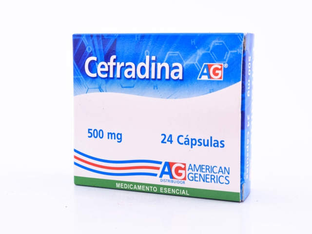 Droguería La Economía | cefradina ag 500 mg x 24 capsulas