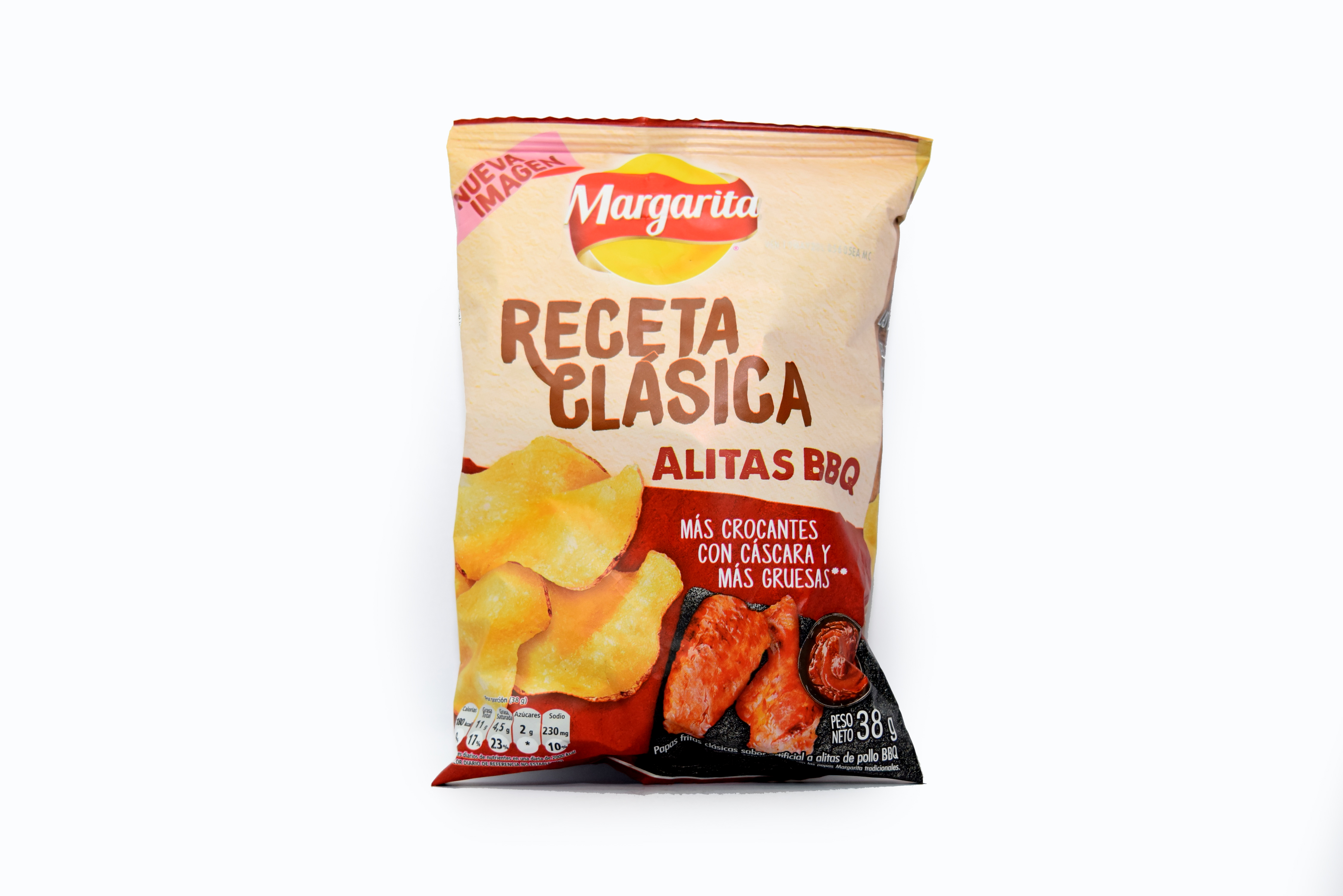 Droguería La Economía | papas margarita receta clasica alita bbq x 38 gramos