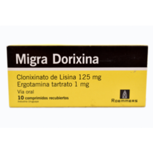 Migra Dorixina Caja X 10 Comprimidos - Migra Dorixina