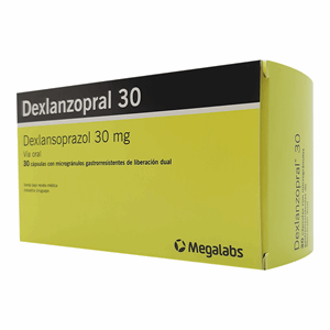 Dexlanzopral 30 Mg Caja X 30 Capsulas - Dexlanzopral