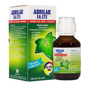 Abrilar Jarabe Sabor Mentol Frasco X 100 Ml - Abrilar