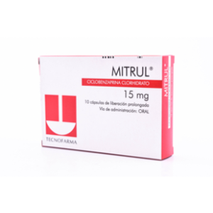 Mitrul 15 Mg Caja X 10 Capsulas De Liberacion Prolongada - Mitrul