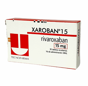 Xaroban 15 Mg Caja X 30 Tabletas Recubiertas - Sin Asignar