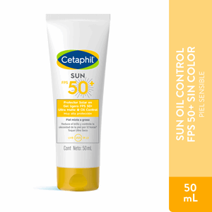 Cetaphil Sun Fps 50+ Protec Solar Facial Gel Oil Control Tubo X 50 Ml - Cetaphil