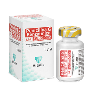 Penicilina G Benzatinica 2´400 Ui Vitalis Polvo Caja X 1 Ampolla - Penicilina  G  Benzatinica  Vit