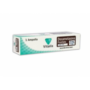 Dexametasona Vitalis 8 Mg / 2 Ml Caja X 1 Ampolla - Vitalis