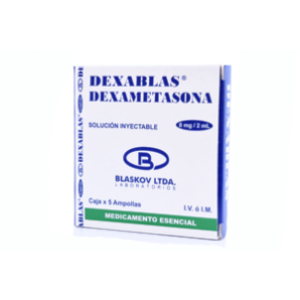 Dexametasona 8 Mg Caja X 5 Ampollas - Desxablas