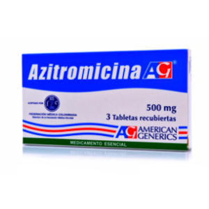 Azitromicina Ag 500 Mg Caja X 3 Tabletas - Ag