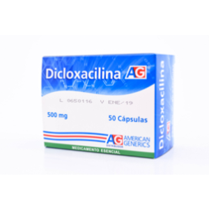 Dicloxacilina A-g 500 Mg Caja X 50 Capsulas. (242113) - Dicloxacilina  Ag