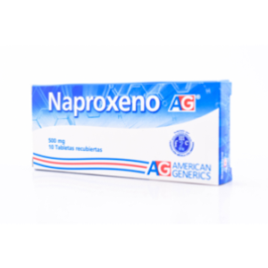 Naproxeno Ag 500 Mg Caja X 10 Tabletas - Ag