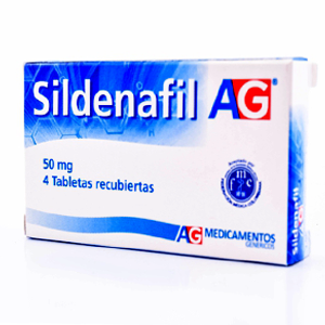 Sildenafil Ag 50 Mg Caja X 4 Tabletas - Ag