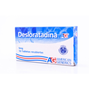 Desloratadina A-g 5 Mg X 10 Tabletas - Desloratadina  Ag