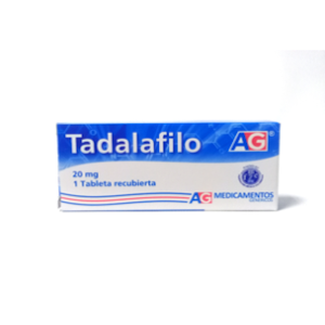 Tadalafilo 20 Mg Ag Caja X 1 Tableta Recubierta - Ag