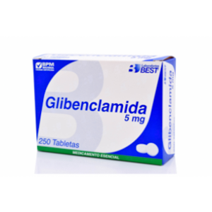 Glibenclamida Best 5 Mg Caja X 250 Tabletas - Best