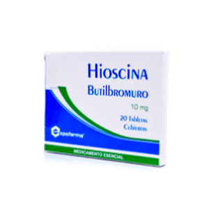 Hioscina Butilbromuro 10 Mg Caja X 20 Tabletas Cubiertas - Hioscina  Expofarma