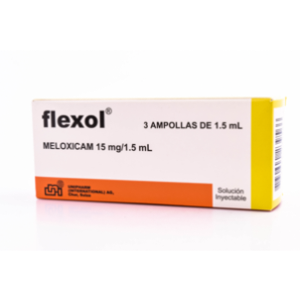 Flexol 15 Mg X 3 Ampollas - Flexol