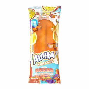 Helado Aloha Paleta De Agua Sabor Naranja X 1 Unidad - Aloha