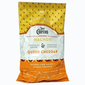 Nachos Monte Rojo Jose Cuervo Queso Cheddar X 170 Gr Edic Especial - Sin Asignar