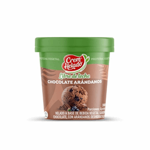 Vaso Crem Helado Vegano Chocolate Arand X 300 Gr Medio Litro - Sin Asignar