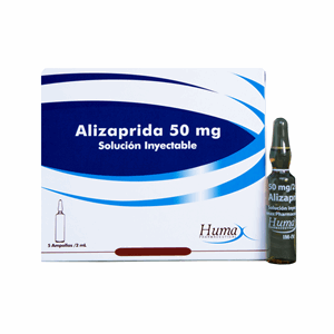 Alizaprida Humax 50 Mg Sol Iny Caja X 5 Ampollas De 2 Ml - Sin Asignar